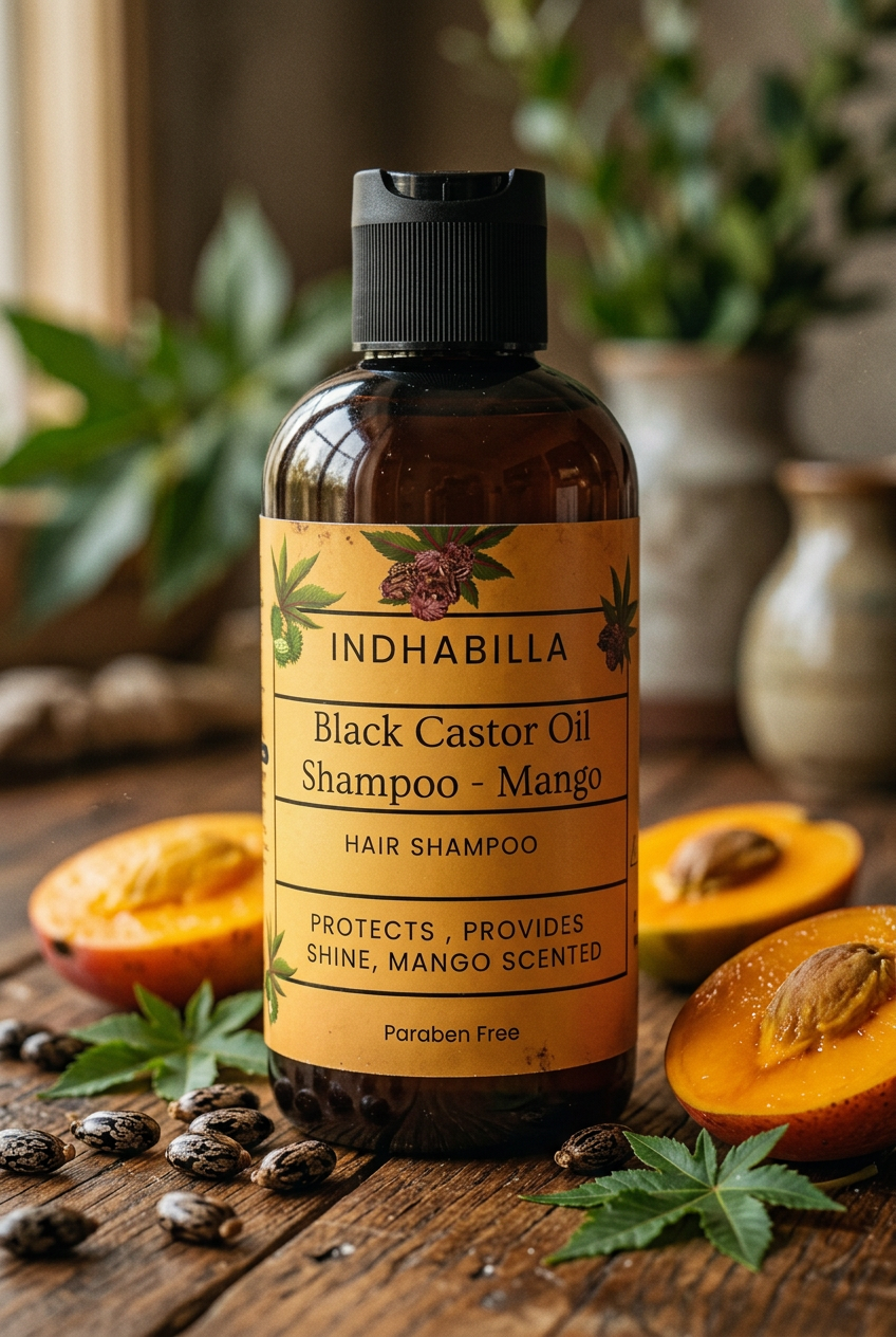Black Castor Oil Shampoo - Mango